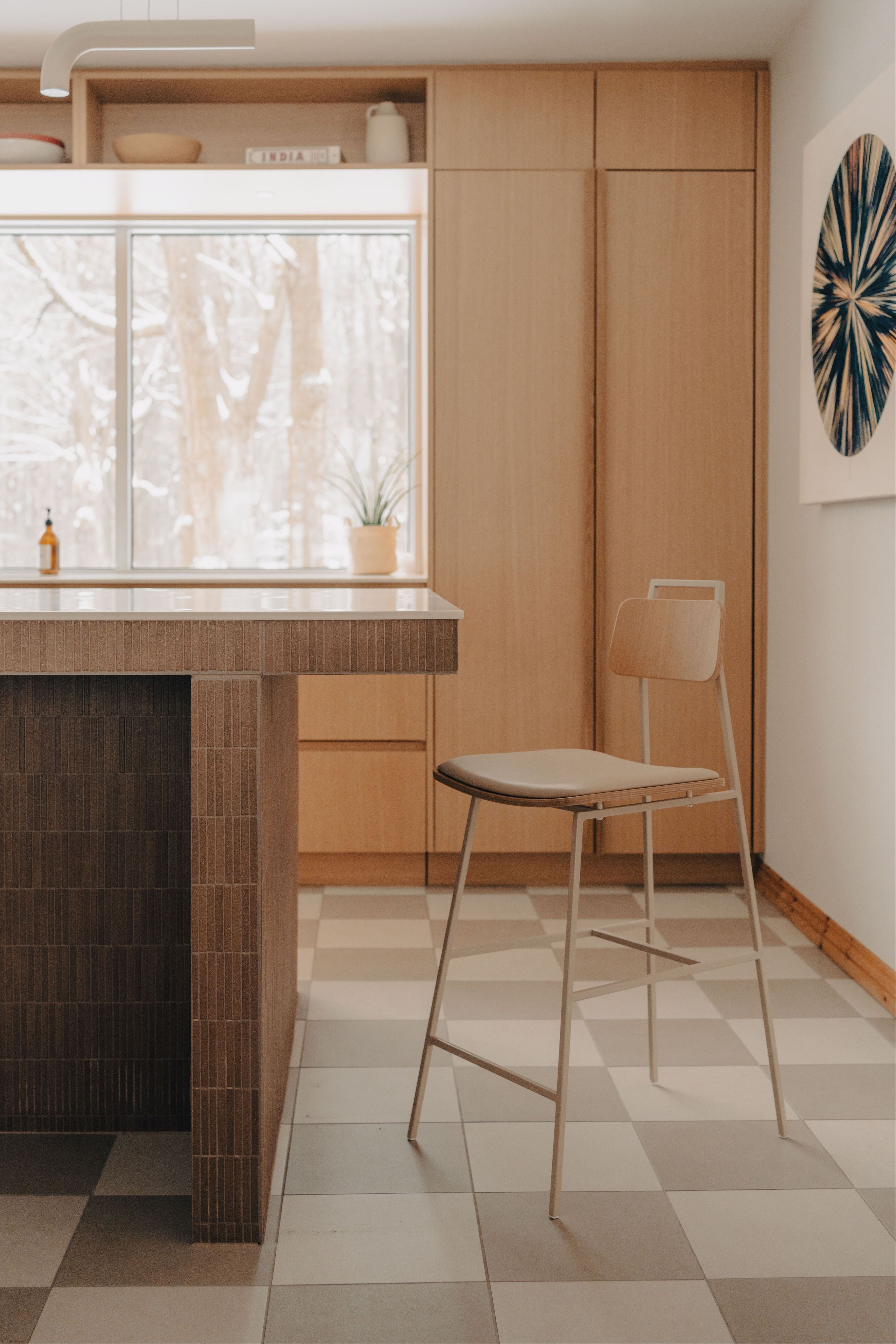 Chaise Floe tabouret